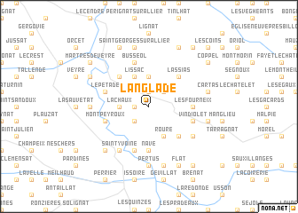 map of Langlade