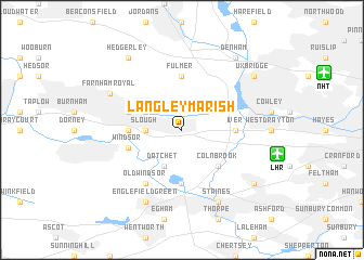 map of Langley Marish