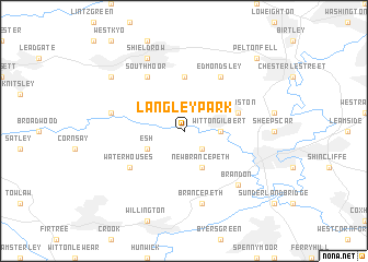 map of Langley Park