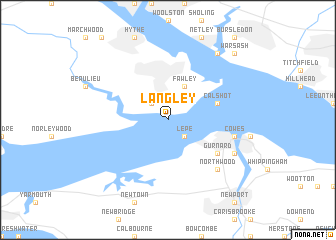 map of Langley