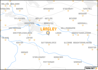 map of Langley