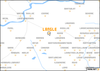 map of LʼAngle