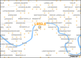 map of LʼAngle