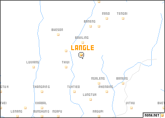 map of Langle