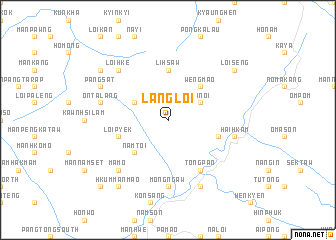 map of Langloi