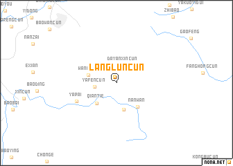 map of Langluncun