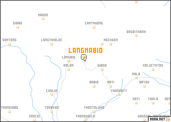 map of Lăng Mabio