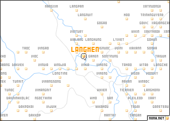 map of Làng Men