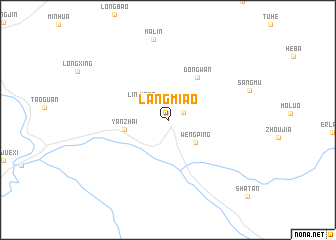 map of Langmiao