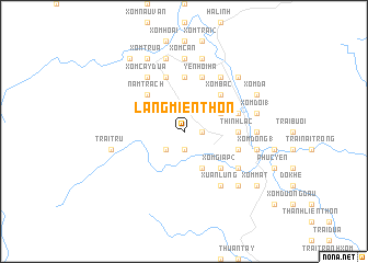 map of Làng Miên Thôn