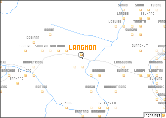 map of Làng Mon