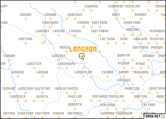 map of Làng Mòn