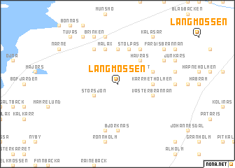 map of Långmossen