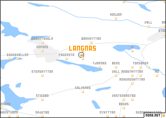 map of Långnäs