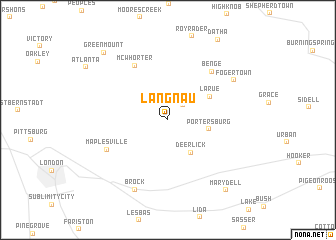 map of Langnau