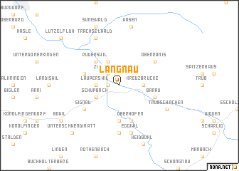 map of Langnau