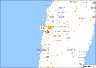 map of Langob