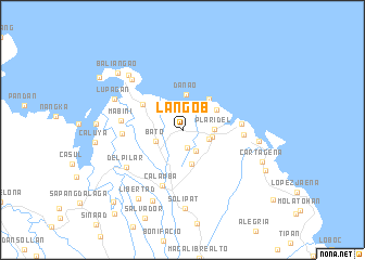 map of Langob