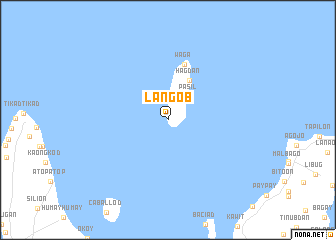 map of Langob