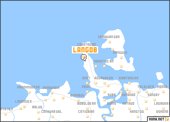 map of Langob