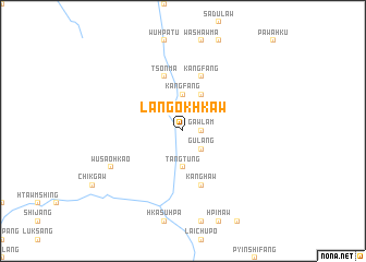 map of Langokhkaw