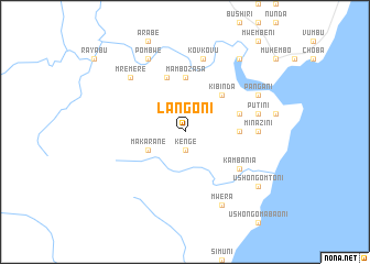 map of Langoni