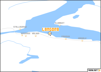 map of Langøra