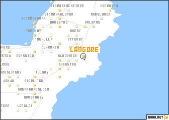 map of Långöre