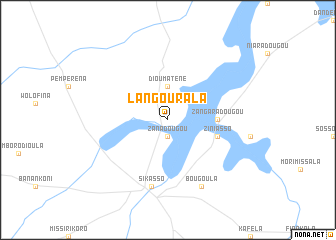 map of Langourala