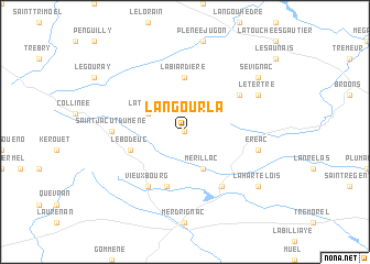 map of Langourla