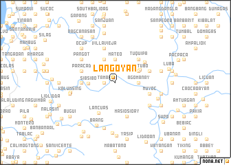 map of Langoyan