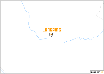 map of Langping