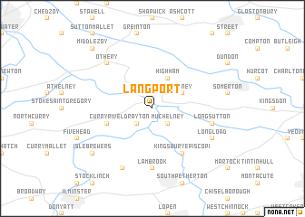 map of Langport
