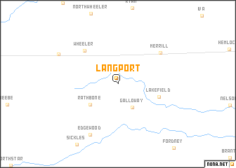 map of Langport