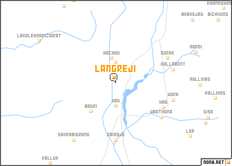 map of Langreji