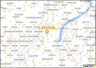 map of Langriāl