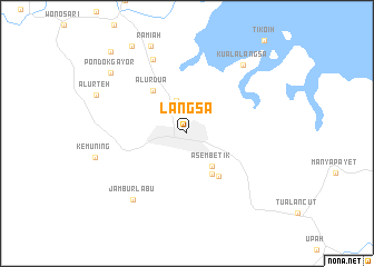  Langsa  Indonesia map nona net