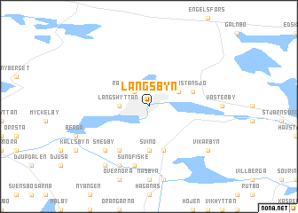 map of Långsbyn