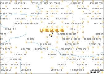 map of Langschlag