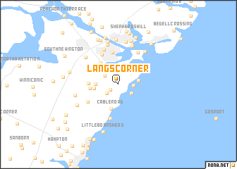 map of Langs Corner