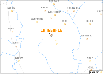 map of Langsdale