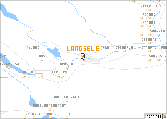 map of Långsele