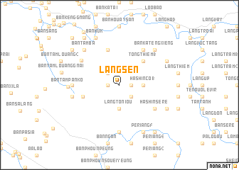 map of Làng Sen