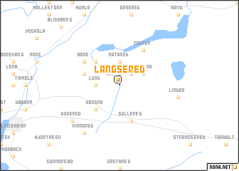 map of Långsered
