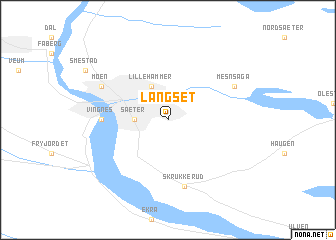 map of Langset