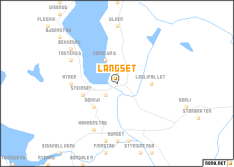 map of Langset