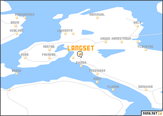 map of Langset