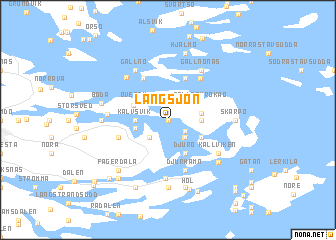 map of Längsjön