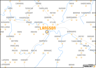 map of Lạng Sơn