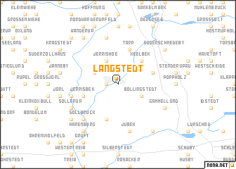 map of Langstedt